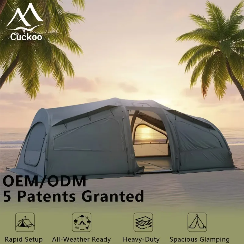 Tunnel Air Tent Lightweight Sturdy Easy Setup  for Family Outdoor Use