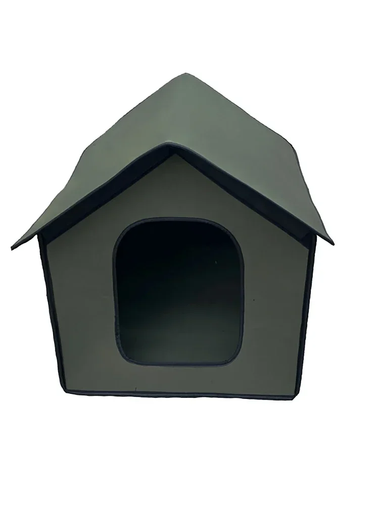 Corrosion-Resistant Solid EVE Dog Kennel Rain Cover Protection House Type Dog House Rain-Proof Sun-Proof Outdoor Large Dog Hous