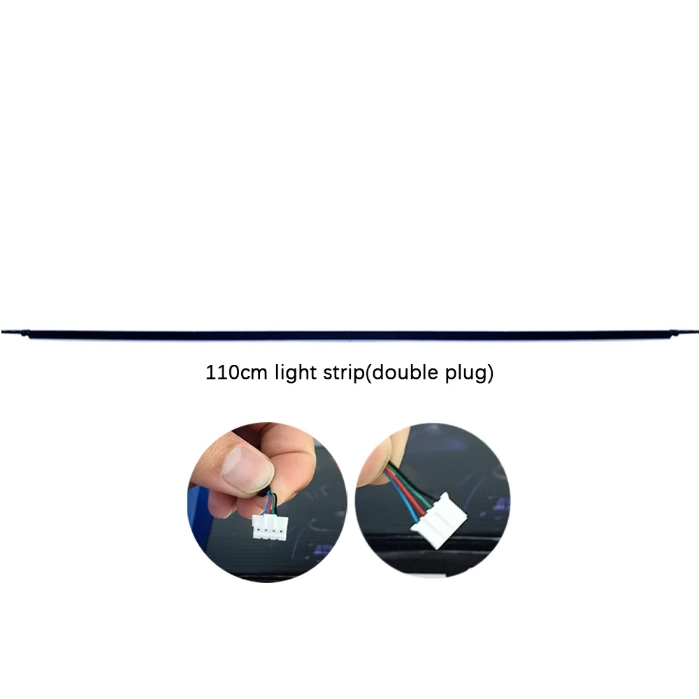 64 kleuren sfeerverlichting onderdelen auto-onderdelen 35/75/110cm lichtstrips hoofd-/sub-controller verlengsnoer accessoires voor de auto
