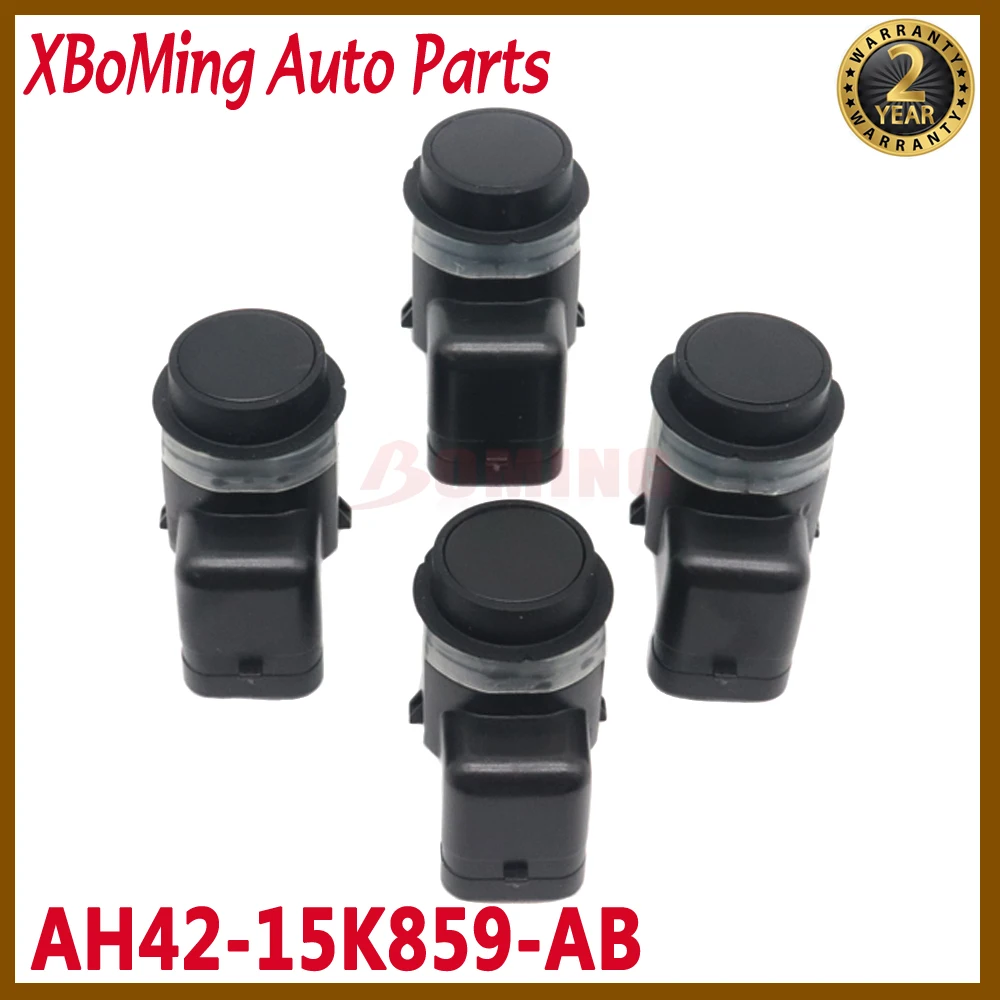 4PCS AH42-15K859-AB Car PDC Bumper Distance Control Parking Sensor For Land Rover Discovery 4 Evoque Range Rover Jaguar Black