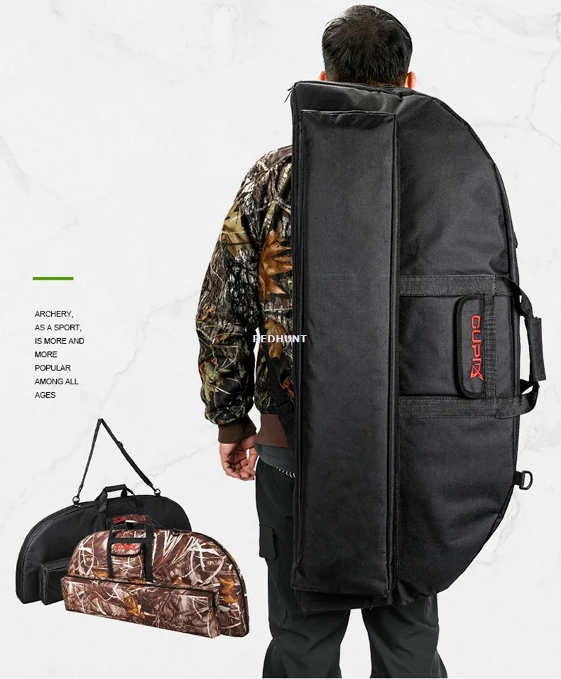 

Тактическая сумка для лука 95 см/100 см/115 см, охотничий чехол, мягкий чехол для переноски с карманом для хранения со стрелками