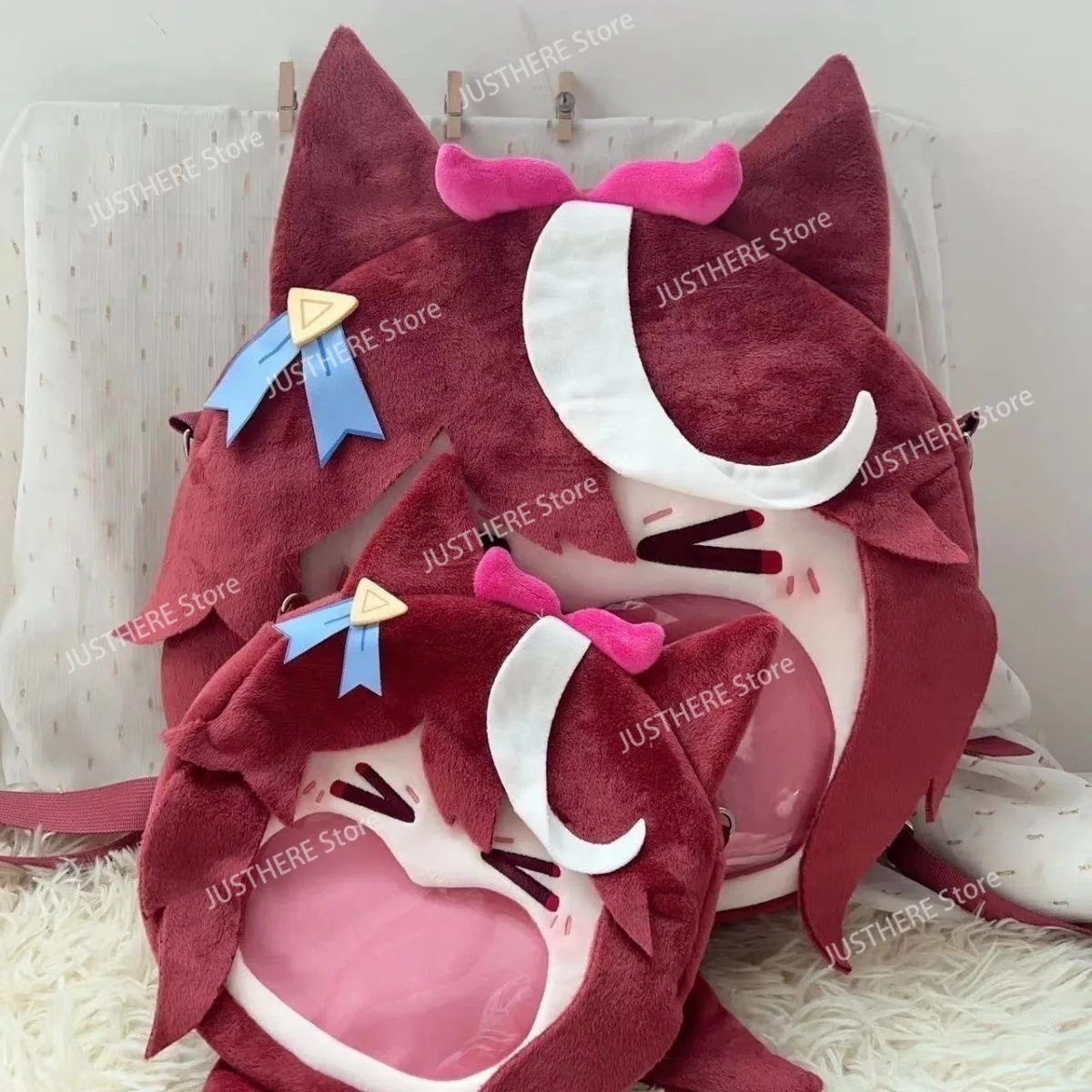 20/35cm Pretty Derby Plush Bag Toys Tokai Teio Uma Musume Stuffed Should Bag Dolls Anime Plushie Bag Birthday Christmas Gifts