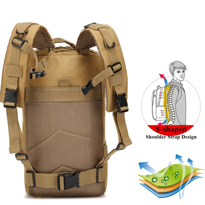 Oxford Backpack Backpack Waterproof Rucksack Outdoor Camping Hiking Fishing Hunting Bags