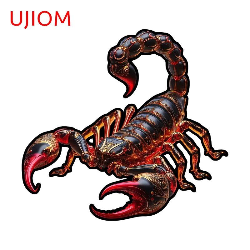 UJIOM Simulation Animal Scorpion Wall Sticker Exquisite Eye Catching Vivid PVC Decal Suitable For Switch Wall Decor Accessories