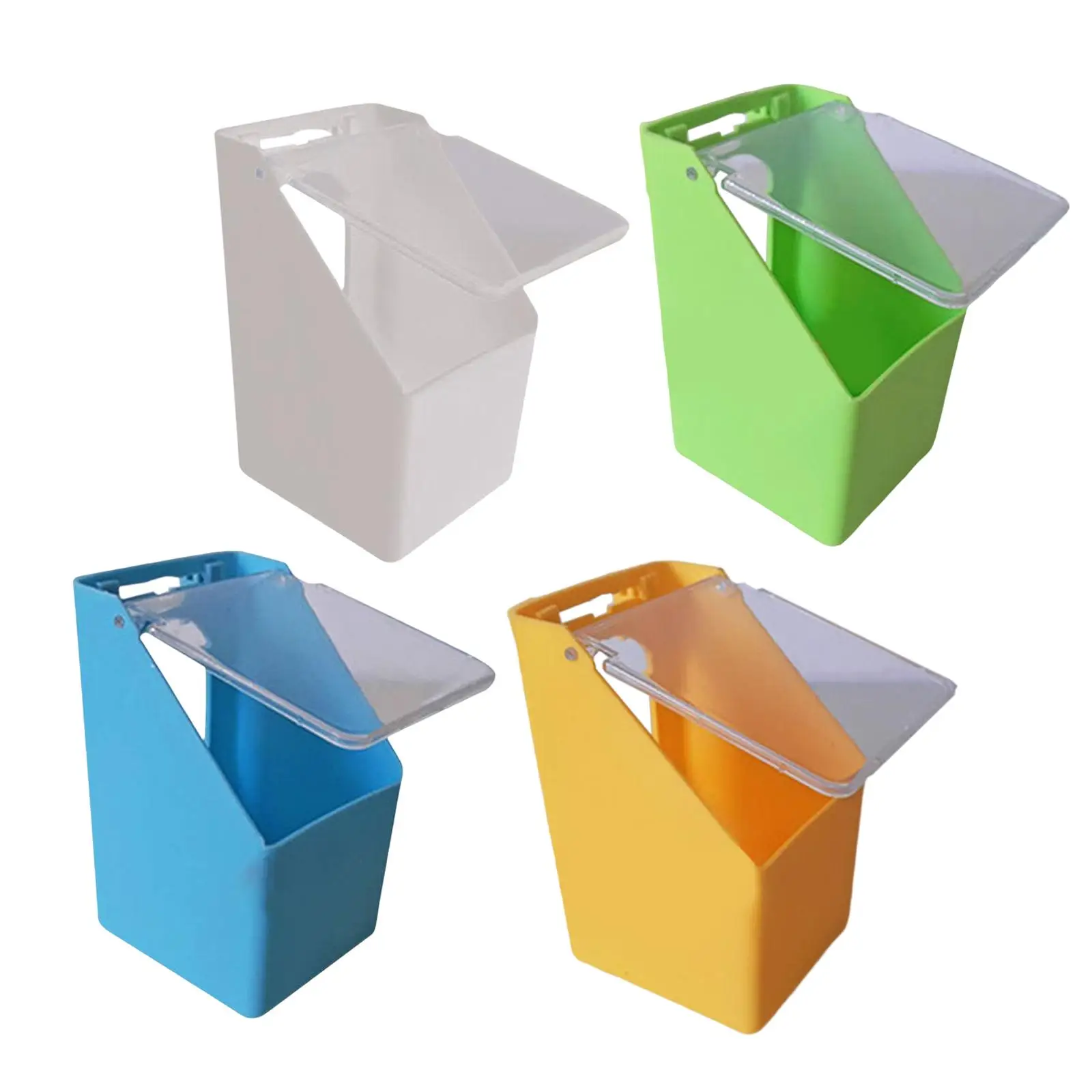 Bird Food Feeder Bird Feeder Trough Hanging Containers Easy to Clean for Pigeon Small Birds Parrots Quails Budgie