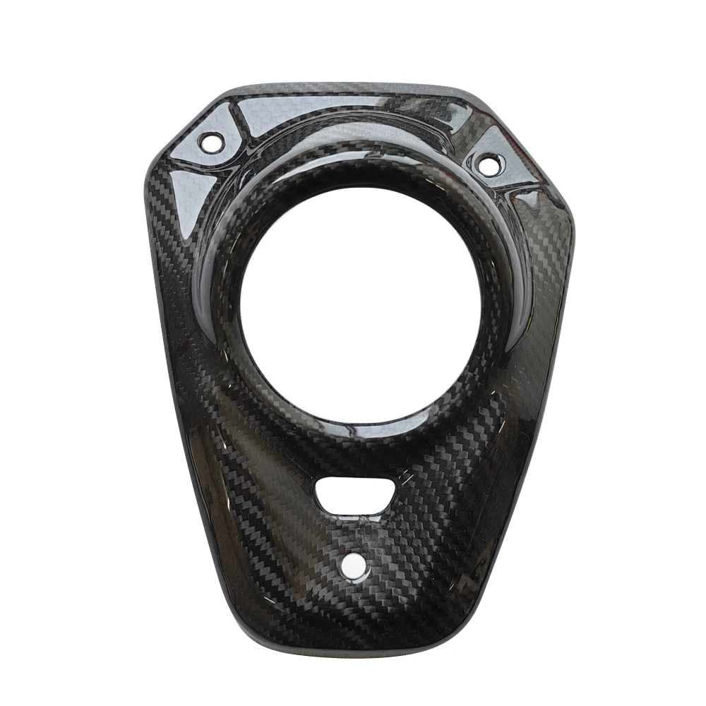 Carbon Fiber Motorcycle Tail Exhaust Pipe Muffler Heat Cover for Kawasaki Z900 2017-2026
