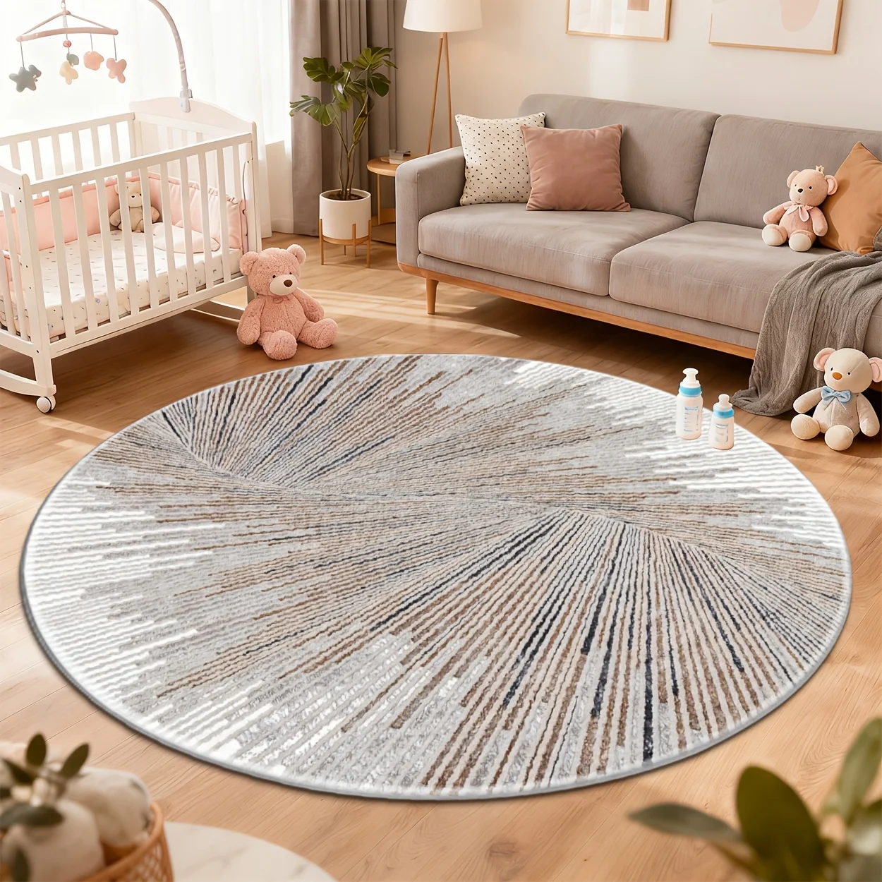 Artistic 2D print round carpet - Home Toilet Bathroom Design recension och pris