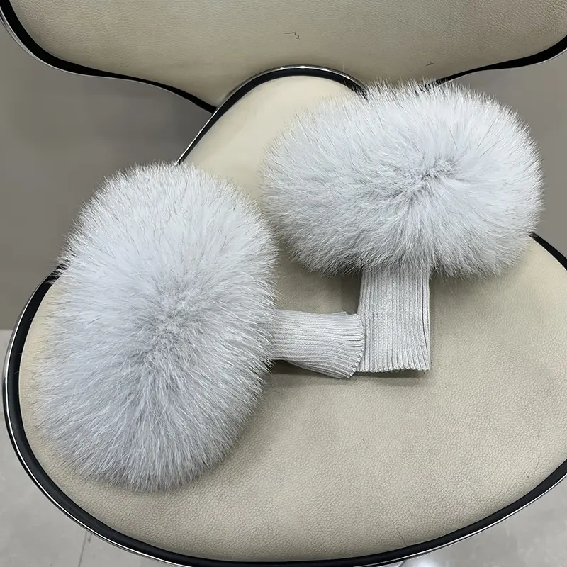 Real Fox Fur Cuffs Arm Warmer Women Bracelet Fur Wristband Glove Warmer Wrist Warmer Coat Jacket Boots Warm Accessories - Image 9