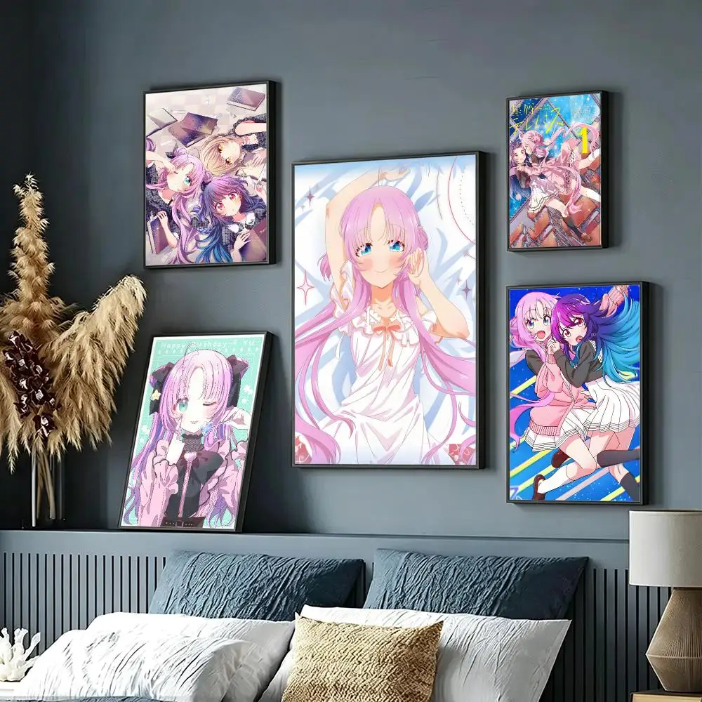 anime Stardust Telepath Poster Wall Posters Art Print HD Print Self-Adhesive Waterproof Wall Stickers Room Decoration
