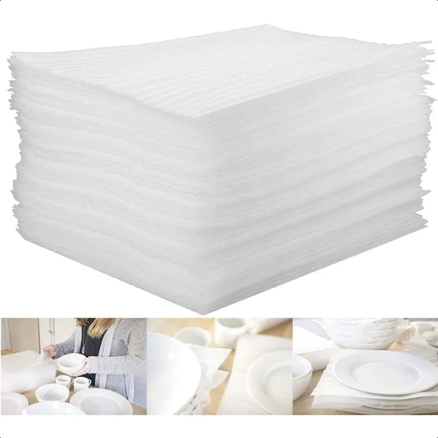 

150 Sheets Packing Foam Sheets for Moving 10x10 Cushion Foam Sheets for Packing Wrapping Fragiles Packing Material for Moving p