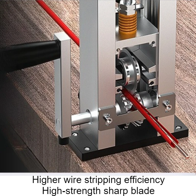 

Small-sized Electric Wire Stripper Waste Copper Wire Waste Wire Wire Peeling Magic Weapon Strip The Skin Aluminum Alloy Spring