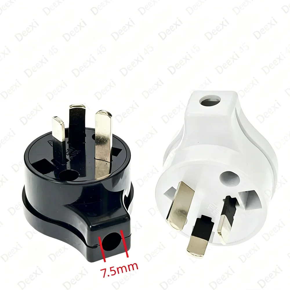AU Australia New Zealand Plug 10A AC Power Charger Adapter Connector Cable Electrical Power Male Plug Adaptor Detachable Plug