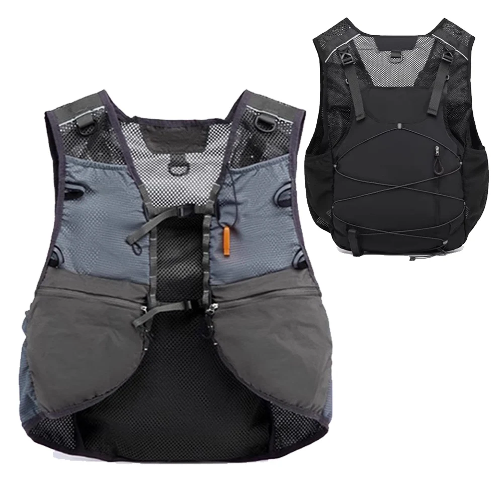 Tactical Running Hydration Vest Backpack Lightweight Daypack Vest for Fishing Hiking Trail Running Cycling Race Women Men