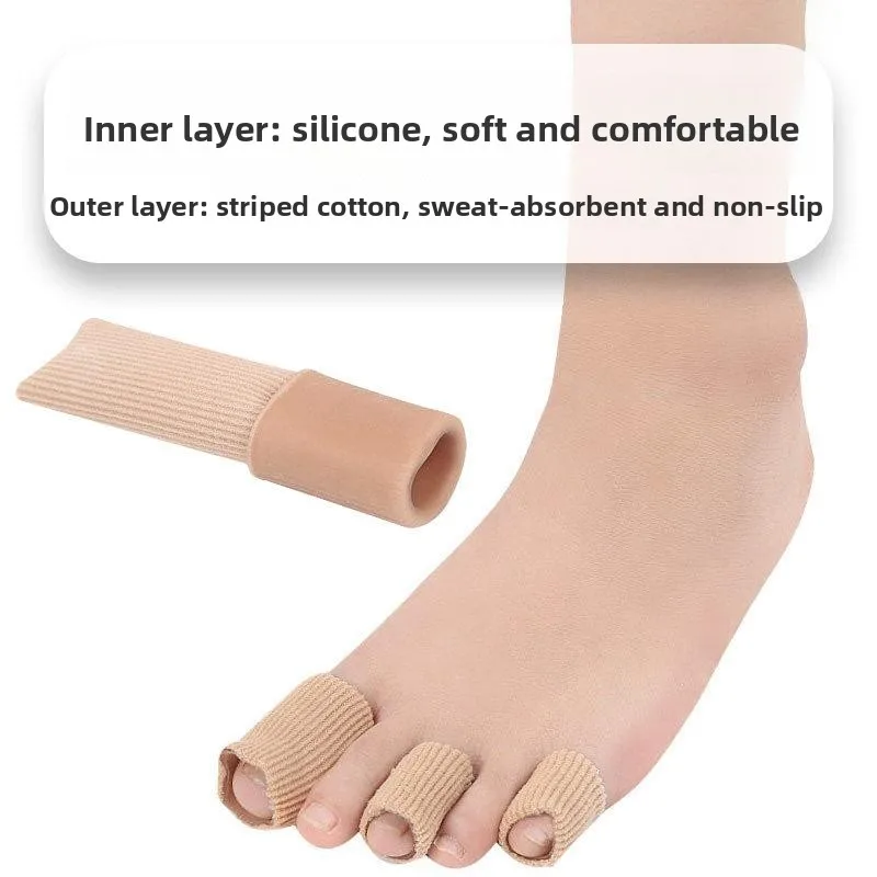 Ultra-Thin Silicone Finger Protection Covers Anti-Wear Work Gloves Large Medium Small Finger Covers Pain Relief Foot Pad