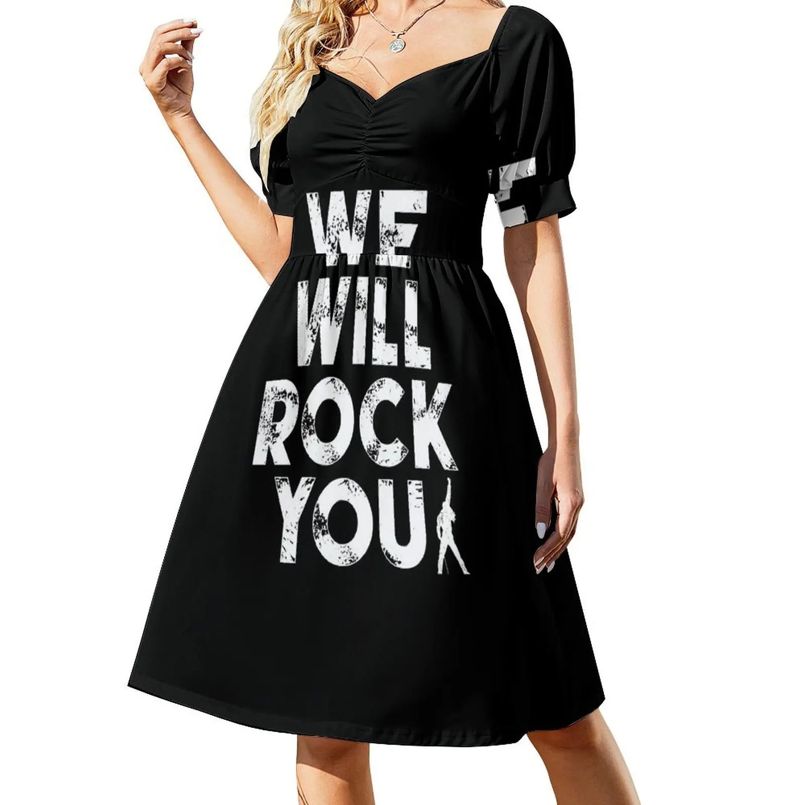 

We Will Rock You Short Sleeved Dress summer outfits for women 2025 prom dresses Dress