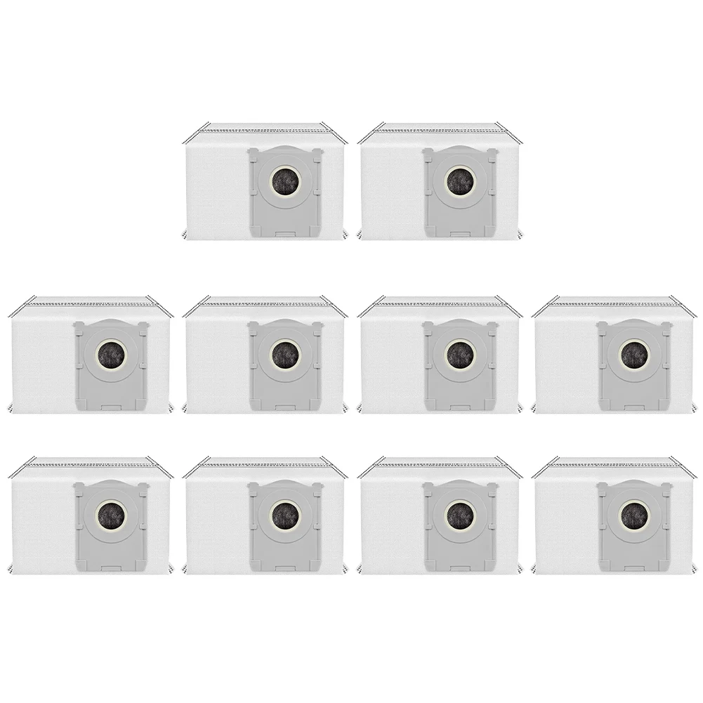 4/10 Pack Staubbeutel für Ecovacs für Deebot T90 Pro für Omni-Wassertank-Version, 3,5 l Auto-Empty Station Ersatzfilter