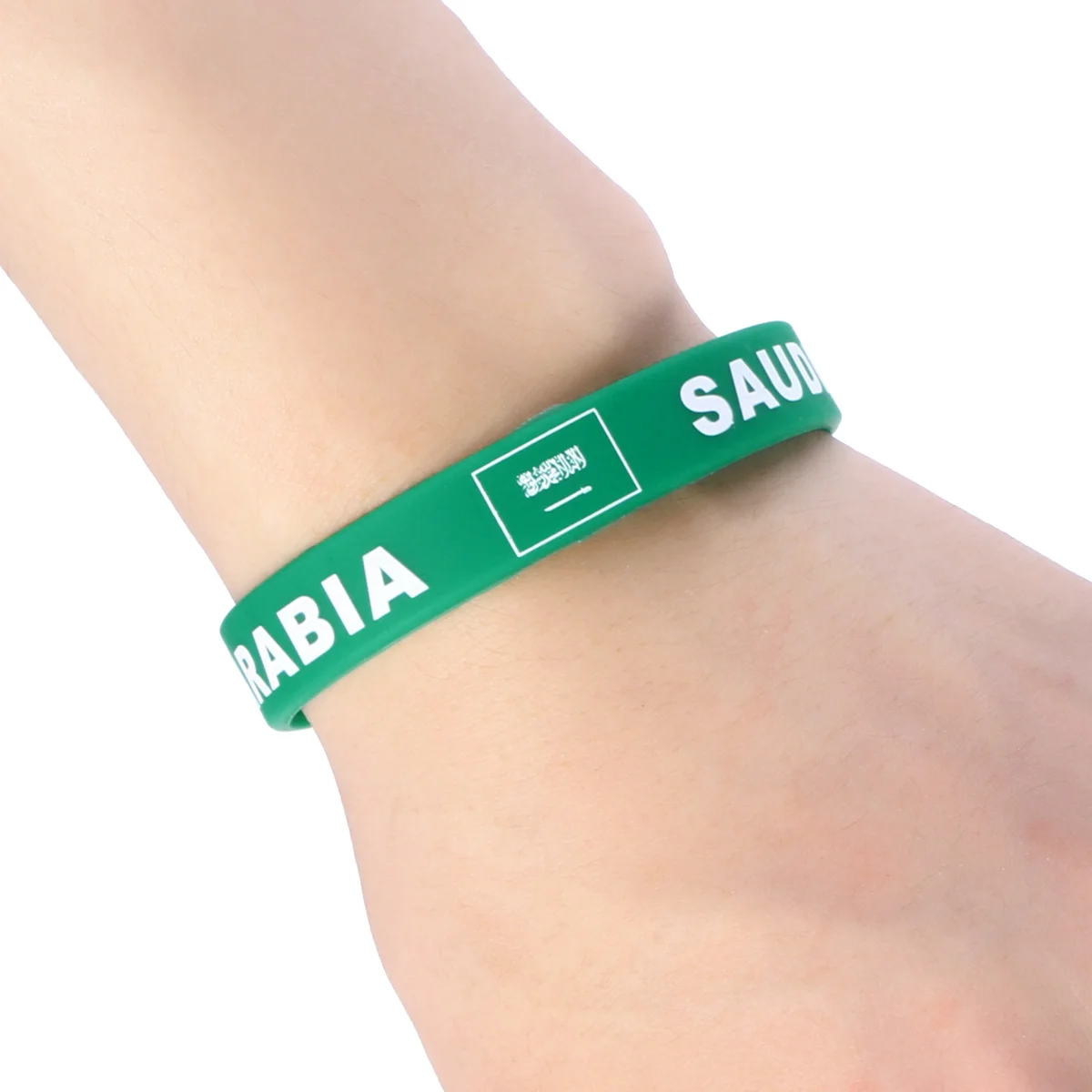 

6Pcs Country Wristband Silicone Soft Comfortable Durable Football Match International Game Accessory