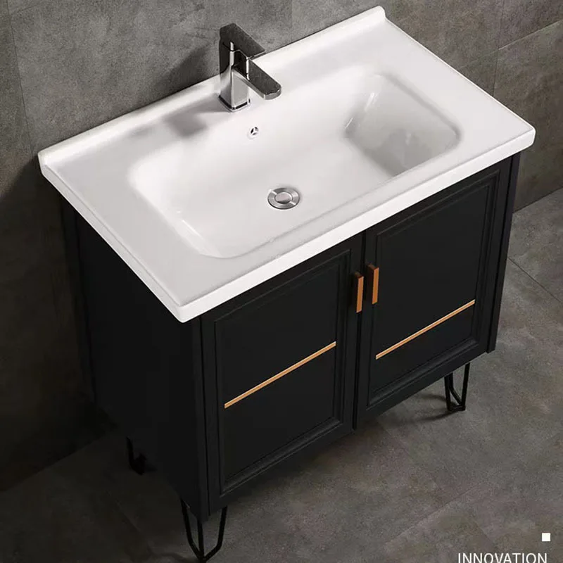 

Integrated basin washbasin semi-embedded Taichung bathroom cabinet household toilet hand washing