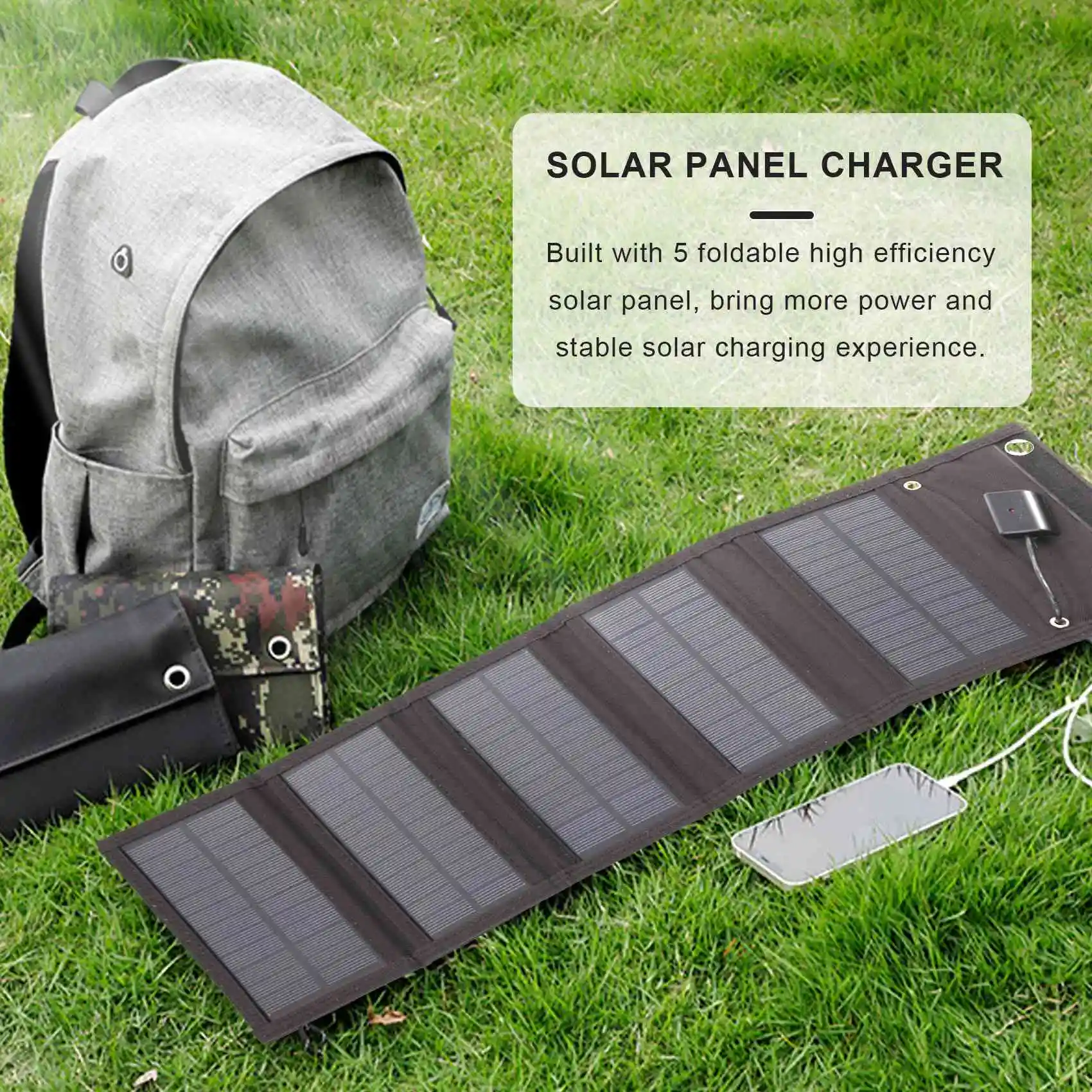 

Новая складная солнечная панель Shown-12W с USB-портом, портативная, водонепроницаемая, для использования на открытом воздухе, мобильный источник питания