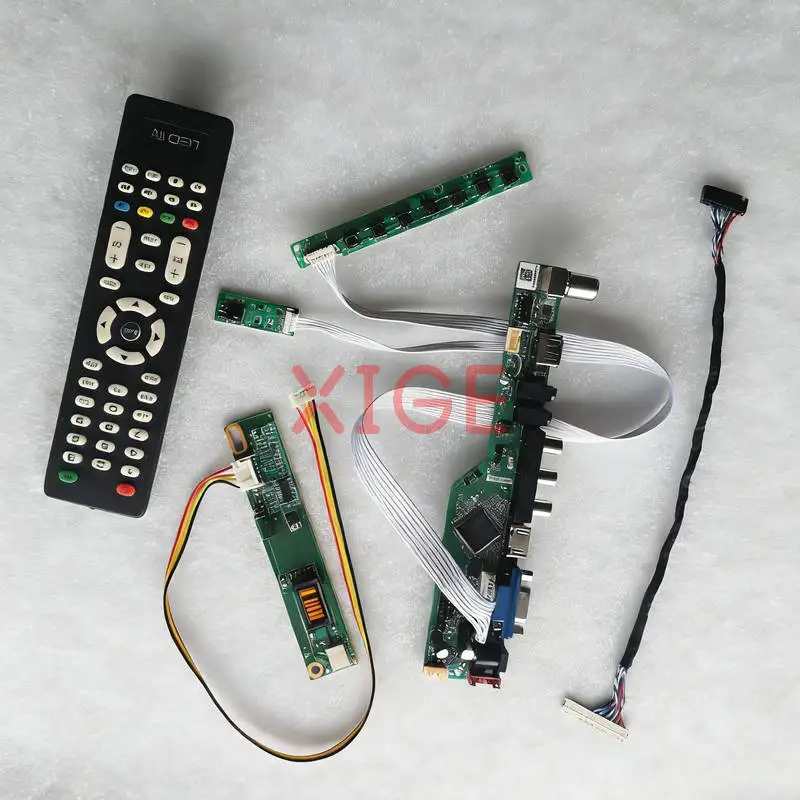 

Для N154I2 N154I5 N154I1 N154I3 ЖК-монитор, комплект платы контроллера привода, DIY 30-контактный LVDS 1-CCFL USB + AV + VGA + HDMI 1280 * 800 1280x800