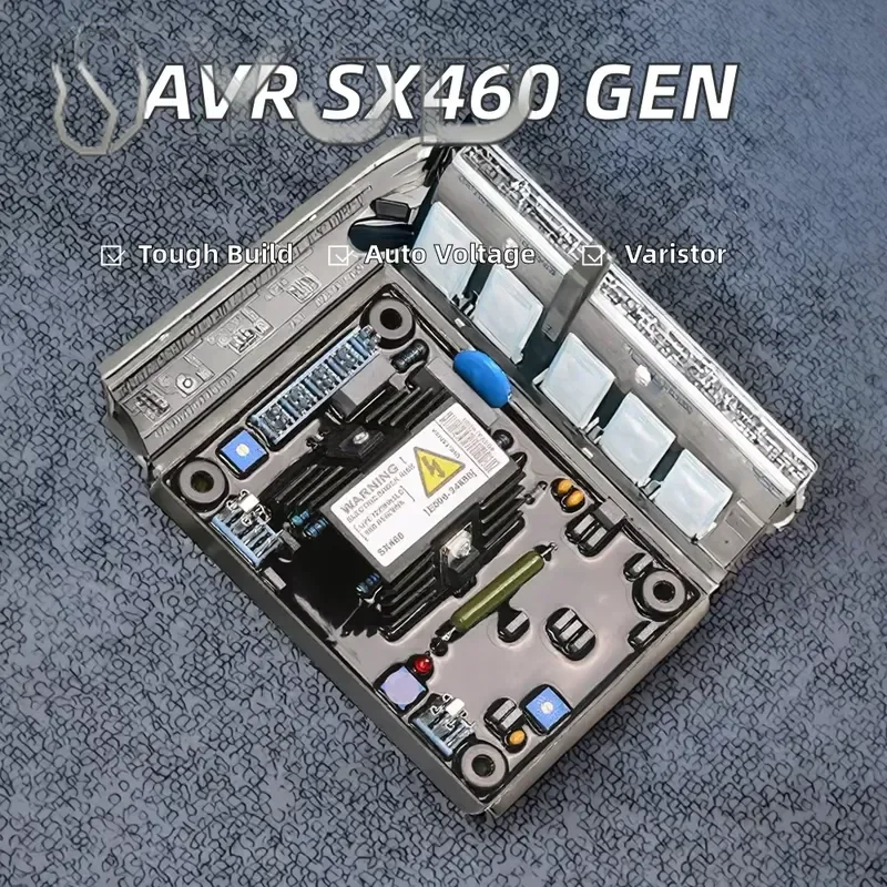 POWEONLY AVR SX460 Automatic Voltage Regulator Brushless AC Alternator Diesel Generator Part Accessories Rubber 3C CE