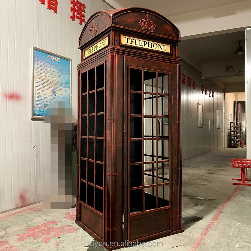 White phone Booth With Recording Guestbook Telephone London Wedding Telephone Booth For Wedding Decoration