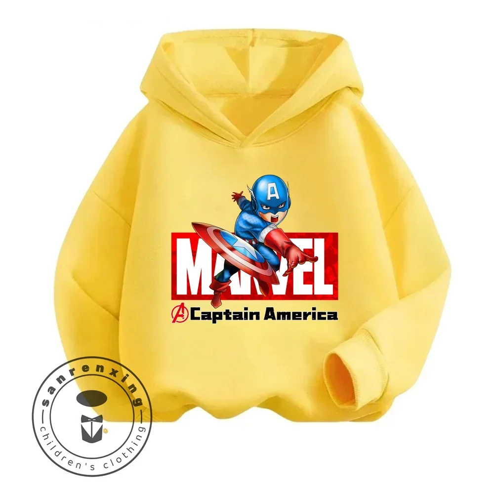 

2024 Avengers Cartoon Spring and Autumn Easy to Clean Durable and Practical Children's Cost Effective New Long Sleeve Hoodie