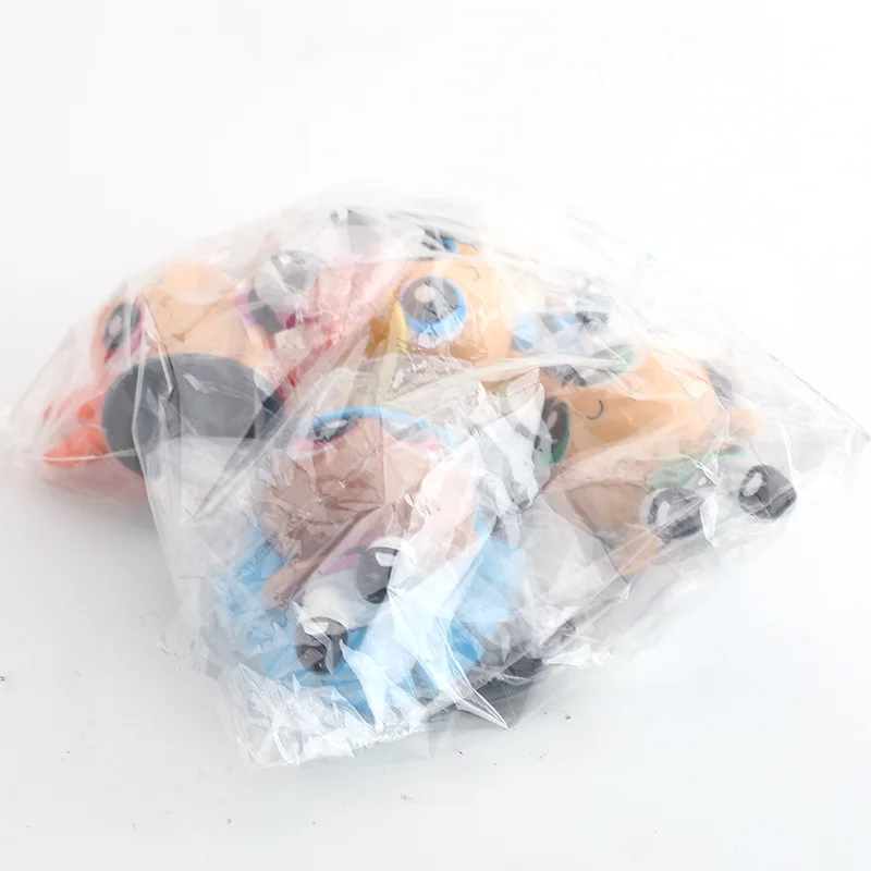 4 قطعة/المجموعة Powerpuff Blossom Bubbles Buttercup Girls نموذج أنيمي ألعاب شخصيات الحركة 10 سنتيمتر #6