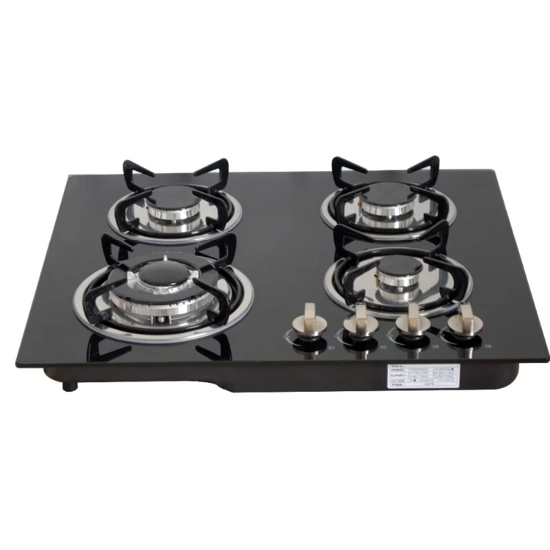 4 burners glass top gas cooktop built in commercial commercial gas stove burner