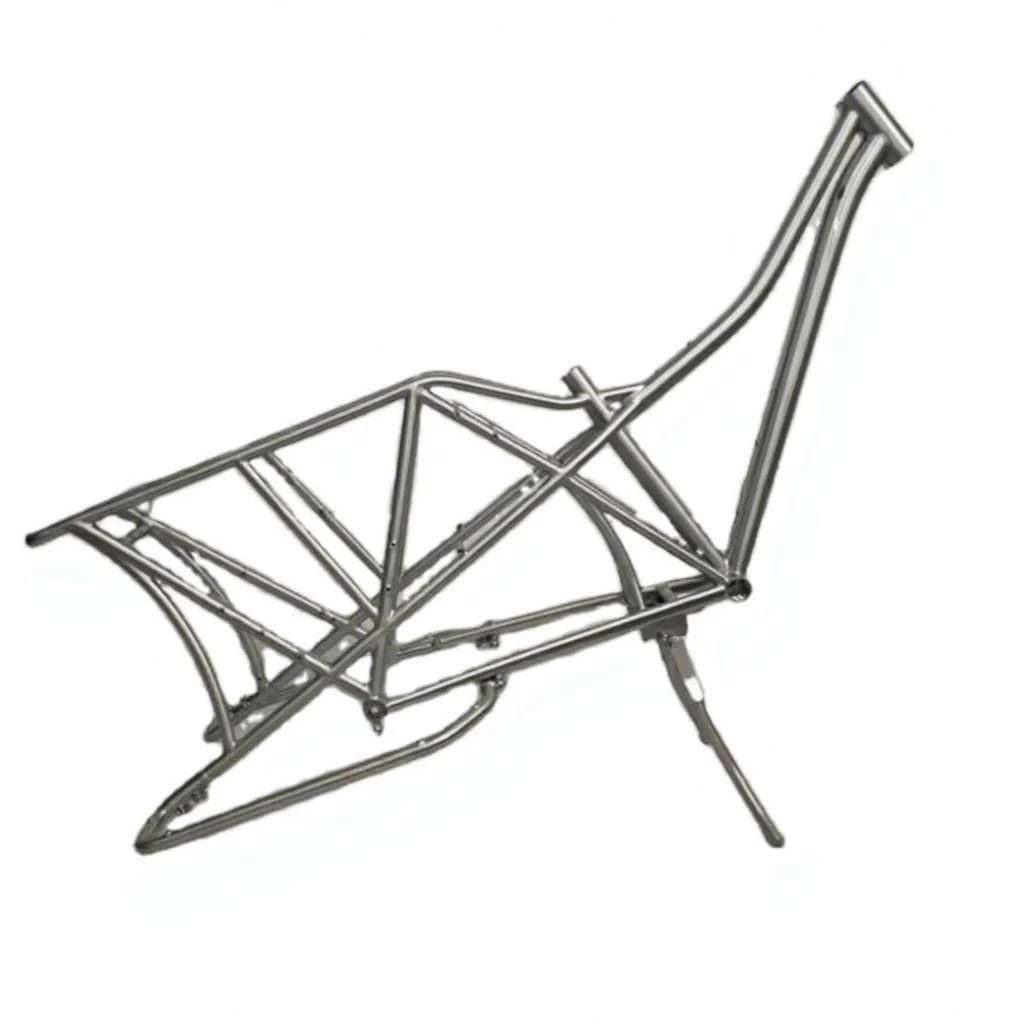 XACD Titanium Bike Frame With Children Seat Customized With High Quality