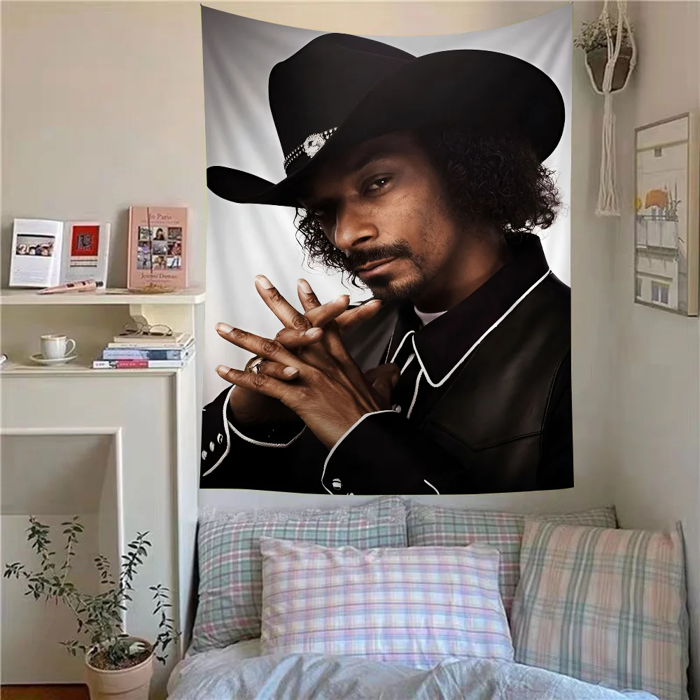 Rapper Snoop Dogg Colorful Tapestry Wall Hanging Hanging Tarot Hippie Wall Rugs Dorm Wall Art Decor