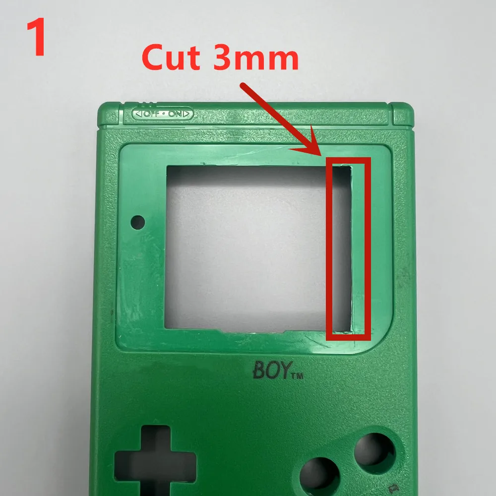2.6인치 DMG GB 고휘도 LCD 및 Gameboy GB용 새 쉘, GB IPS LCD 화면. 간단한 설치, 플러그 앤 플레이