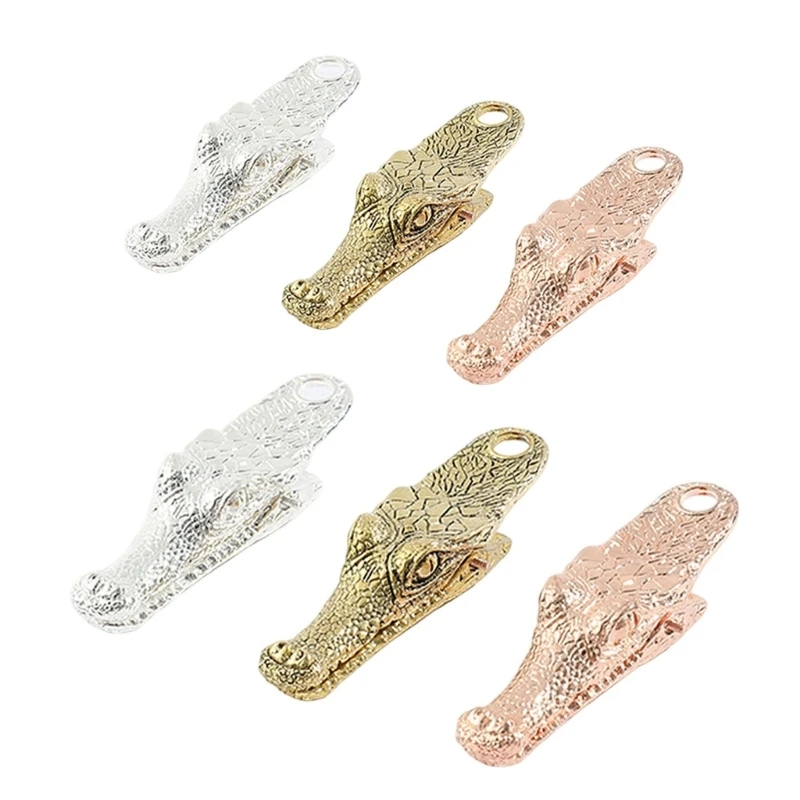 E1PF Head Metal Bookmarks File Clip For Office Supplies Study Notebook Accessories Paper Clip