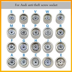 1PCS Car Tire Anti-Theft Screw Removal Tool Socket Wrench For Audi A3 A4 A5 A6 A7 A8 S3 S4 Q5 Q7 Q3