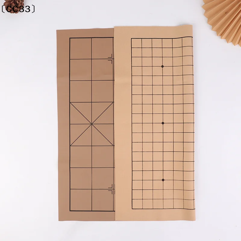 

Foldable Go Game Chessboard Weiqi Checkerboard Board Game For 53*61CM Double-Sided PU And Plush Checkboard Old Game〔CC33〕