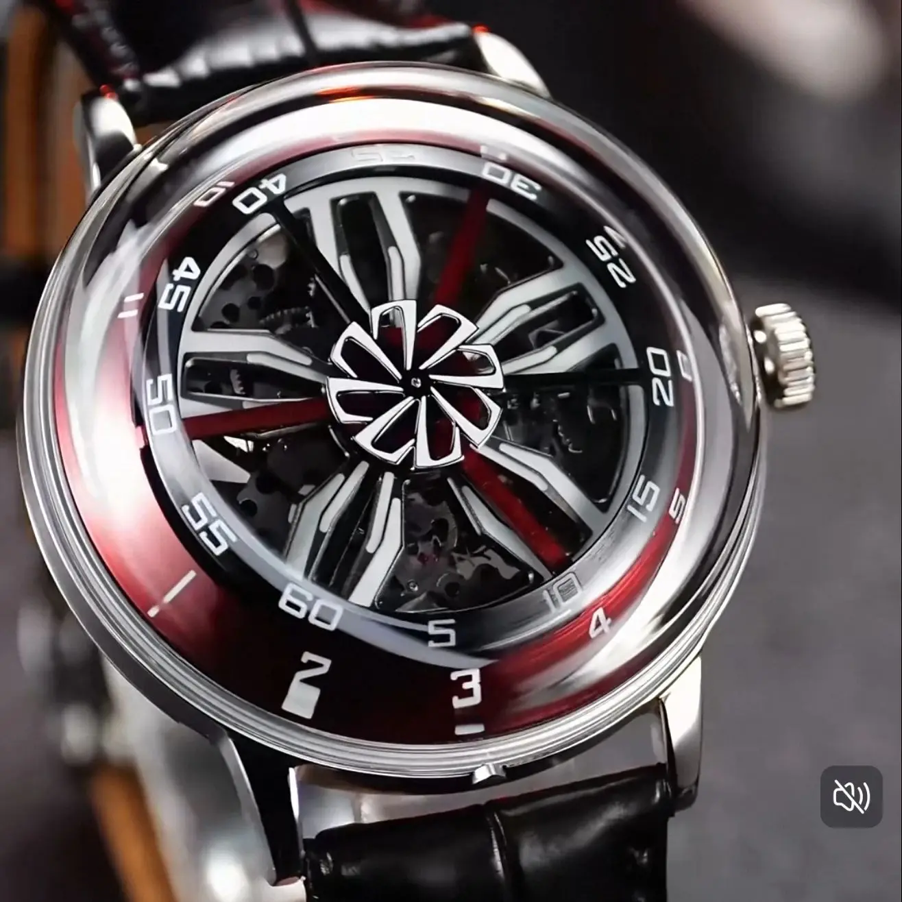 

OBLVLO Мужские автоматические часы 42 мм Механические наручные часы Светящиеся 50 м Водонепроницаемые пузырьковые сапфировые зеркала Вращающийся циферблат с маховиком