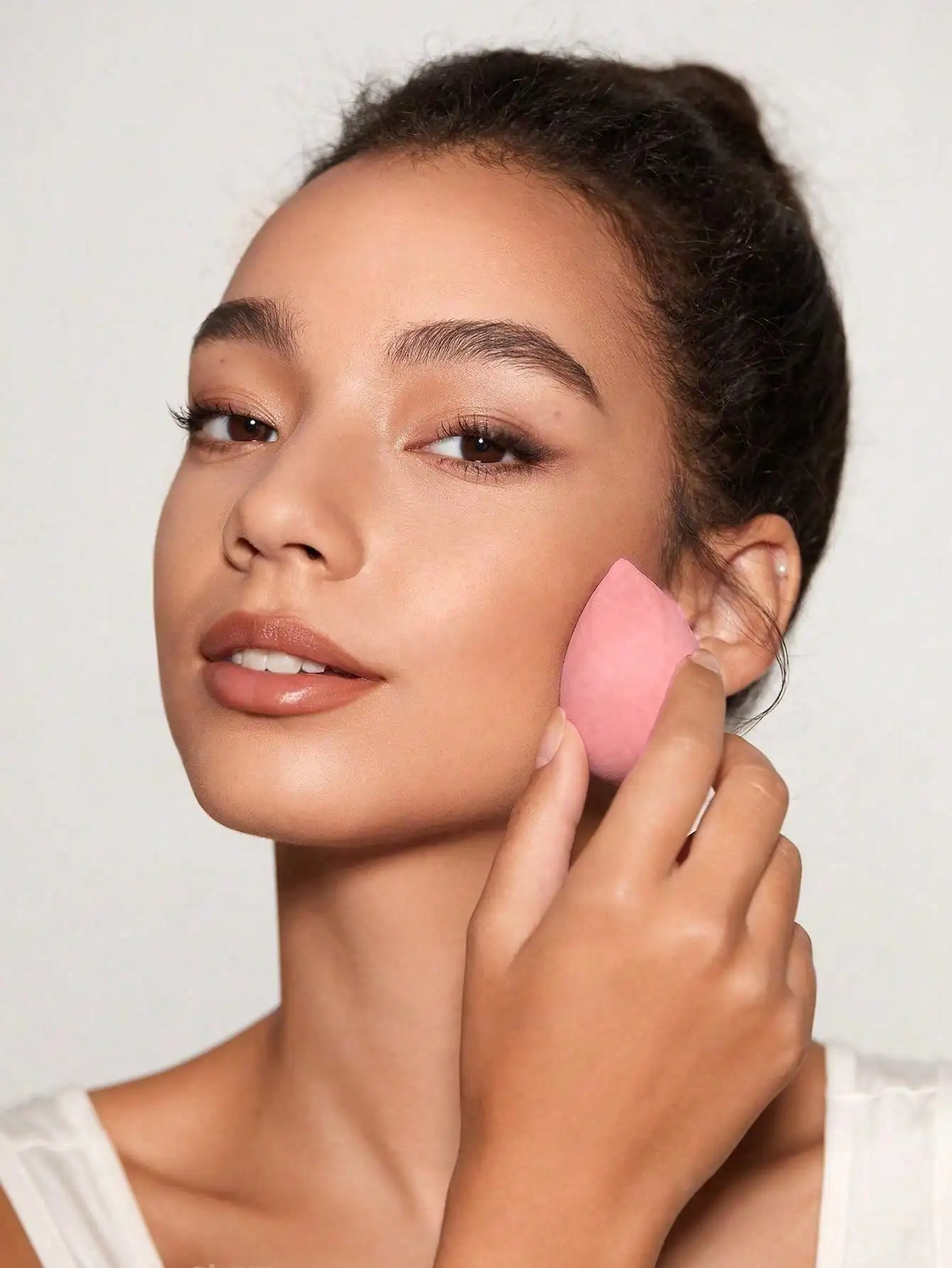 Set di spugne di bellezza senza lattice da 5 pezzi: doppio uso bagnato e asciutto, perfetto per il trucco della base impeccabile, ottimo rapporto qualità-prezzo