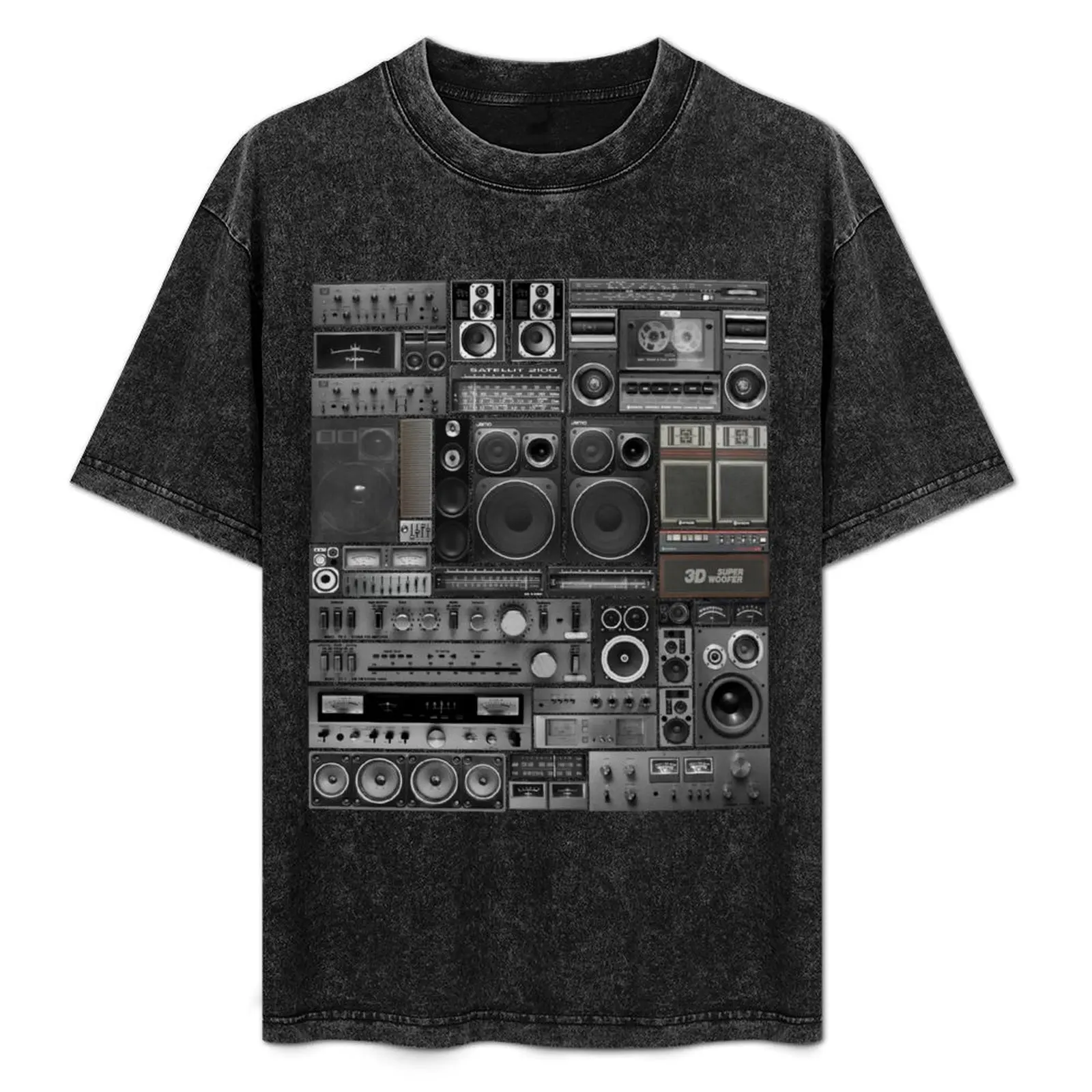 Hifidelity Remix T-Shirt Big Size Short Sleeve Tee for Men