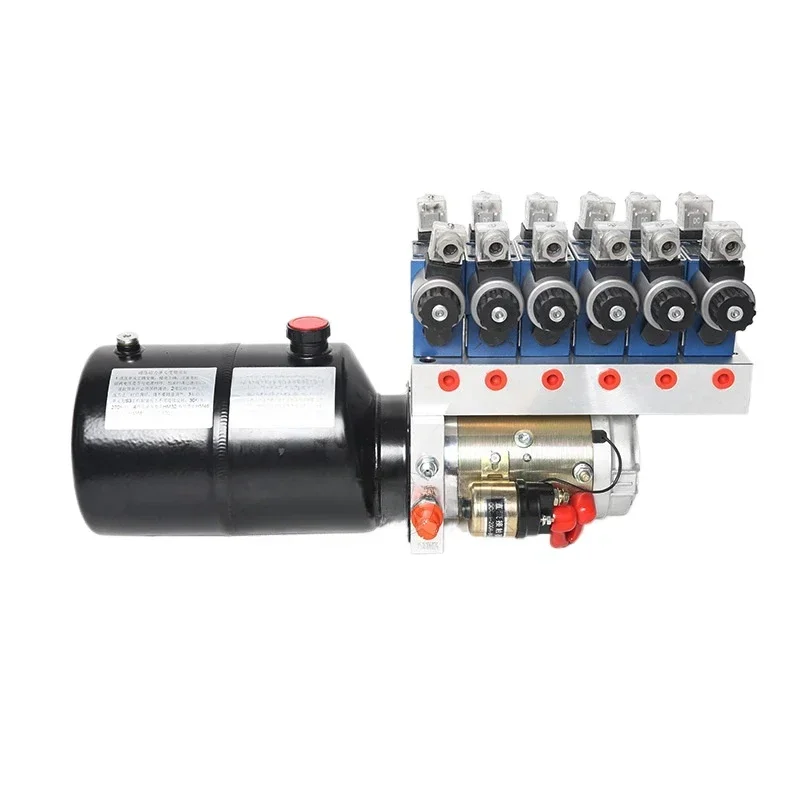 

Power unit DC24V environmental protection six-way double-action superimposed double single throttle valve plus hydraulic lock