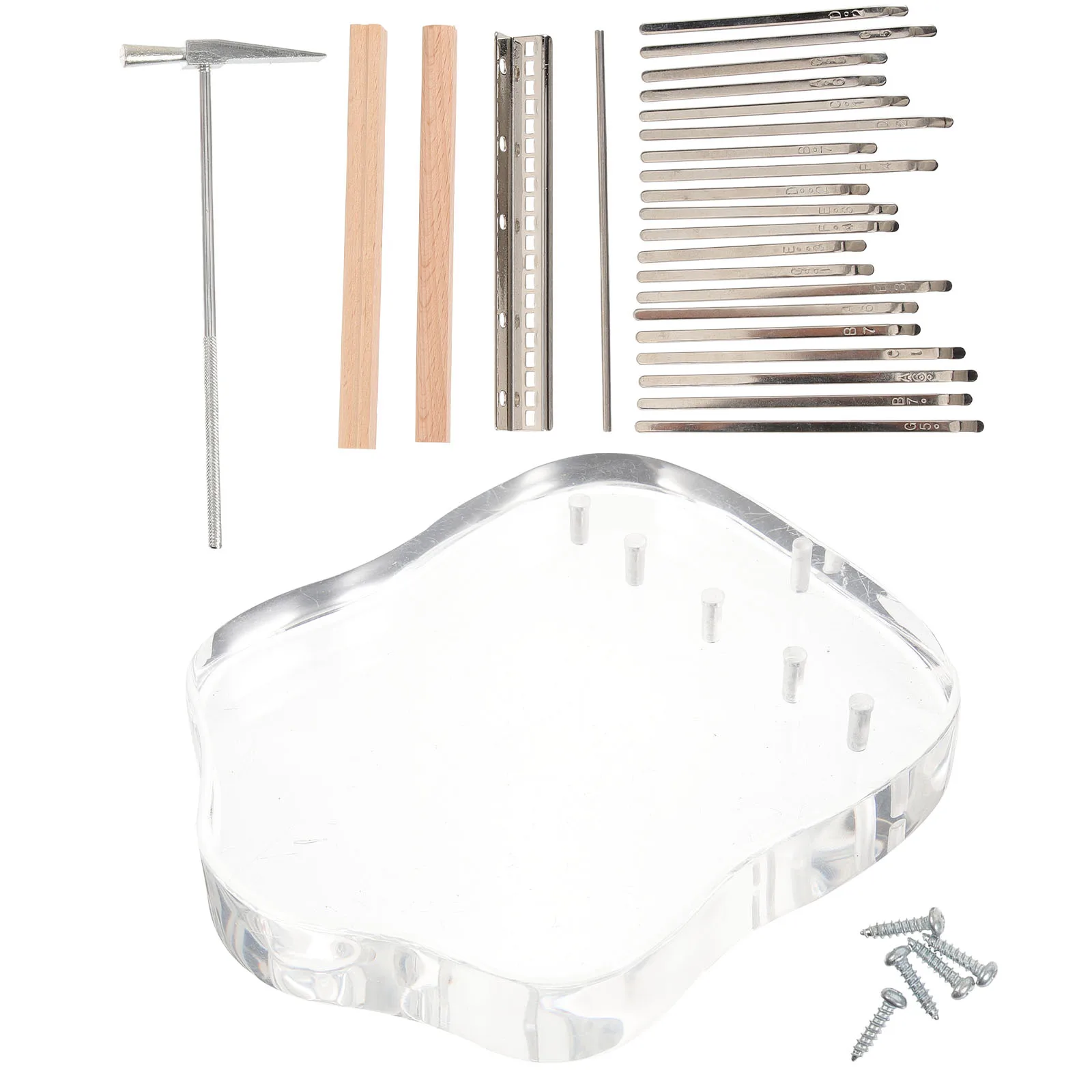 

DIY Thumb Piano Accessories Kalimba Keys for Handmade Parts Metal Musical Instrument Toy