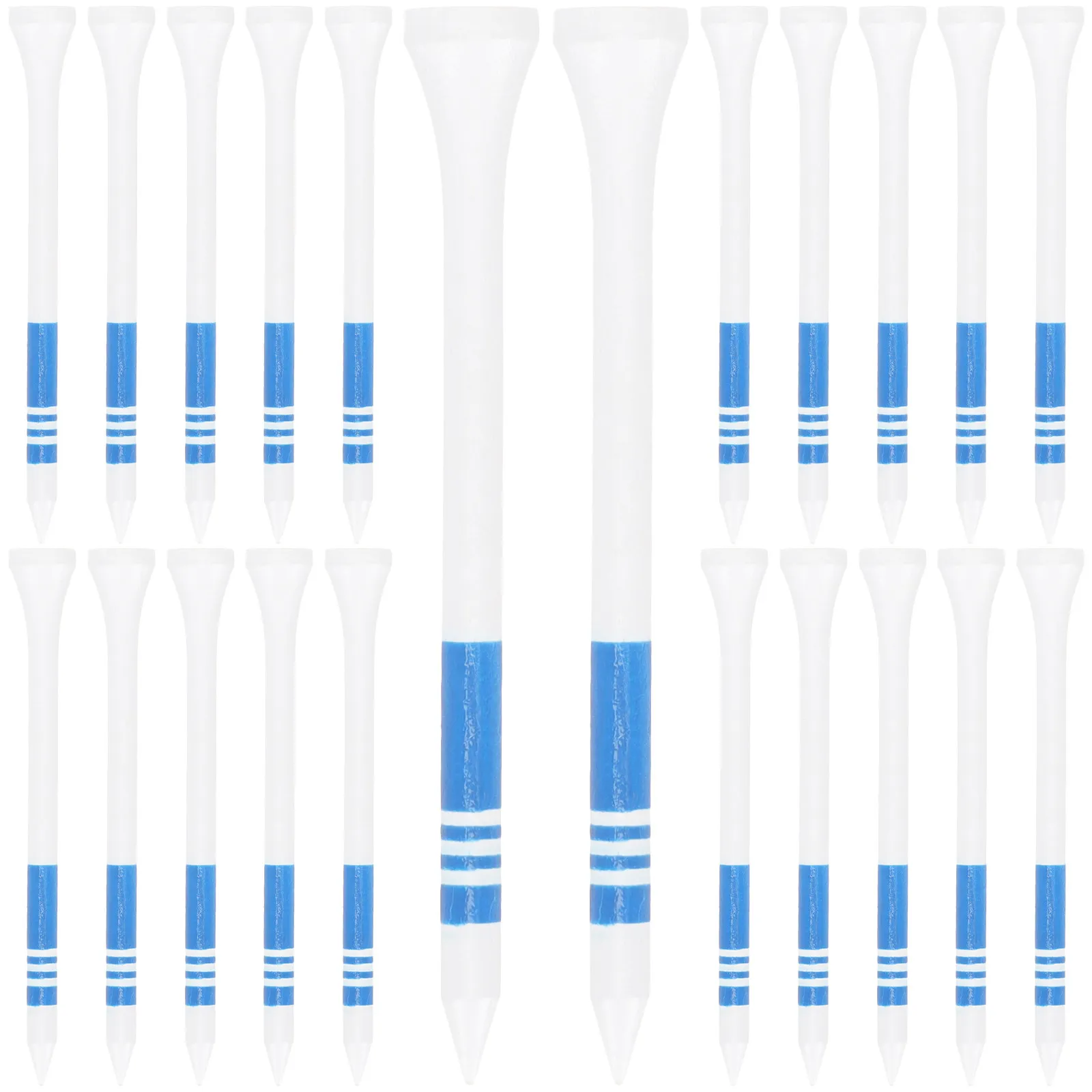 

50Pcs Golfs Tees Wooden Professional Sturdy Long-Lasting Golfs Ball Spikes Convenient Golfing Supplies Golfing Spikes