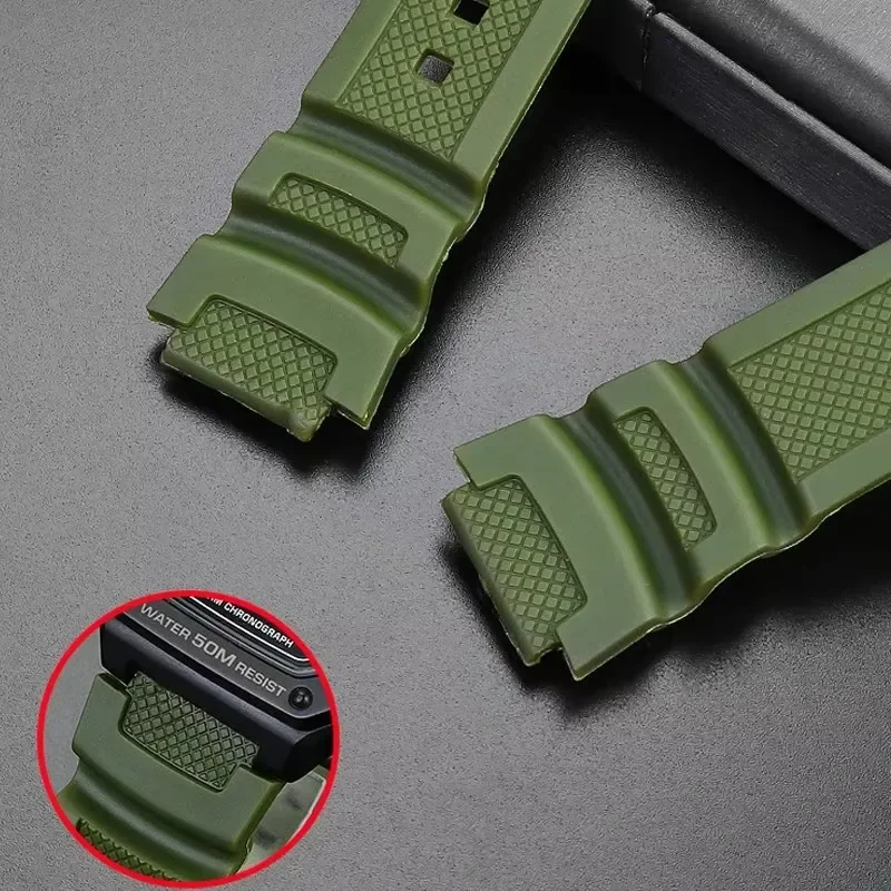 Silicone Strap Band For casio AQS810W SGW300H MRW200H AEQ110W AE1000W WS200H W800H W216H W-215 Rubber Sports Watch Bracelet 18mm view 4