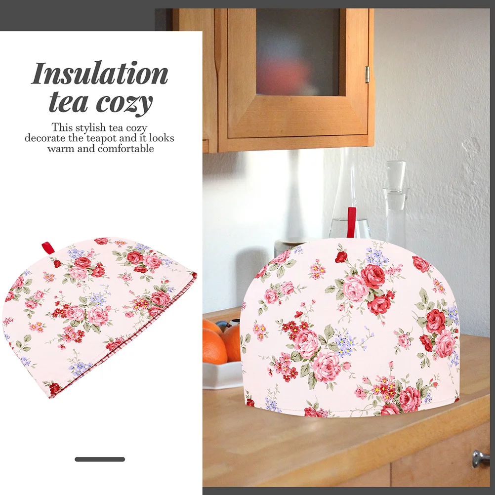 Printing Teapot Insulation Cover Decorate Kitchen Accessories Cotton Kettle Warmer For