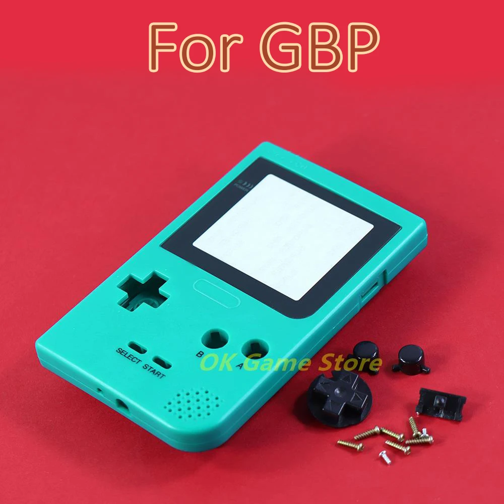 

15sets for GBP Full set housing shell cover case w/ Rubber Pad Buttons Kit for gameboy pocket GBP Shell Case