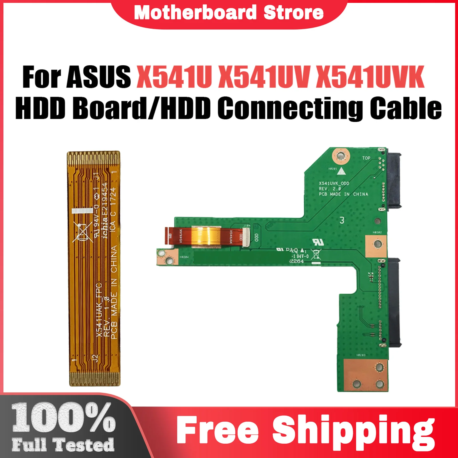 New For Asus X541U X541UV X541UVK X541UA X541UAK R540U HDD board HDD Connecting line w/ Cable