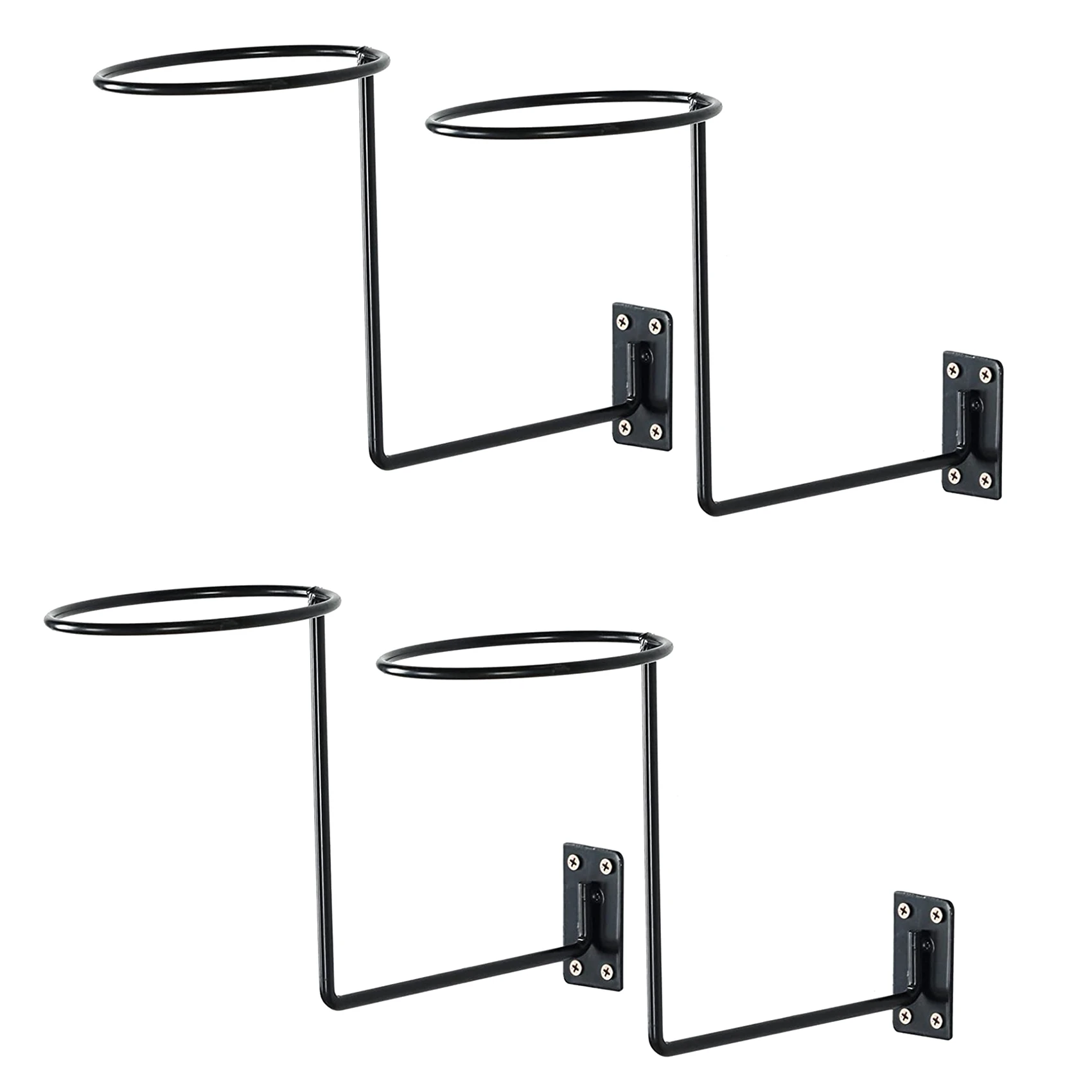 4 Pack Motorcycle Accessories Helmet Holder,Wall Mounted Hanger Rack for Jacket, Coats, Hats, Dancing Masks