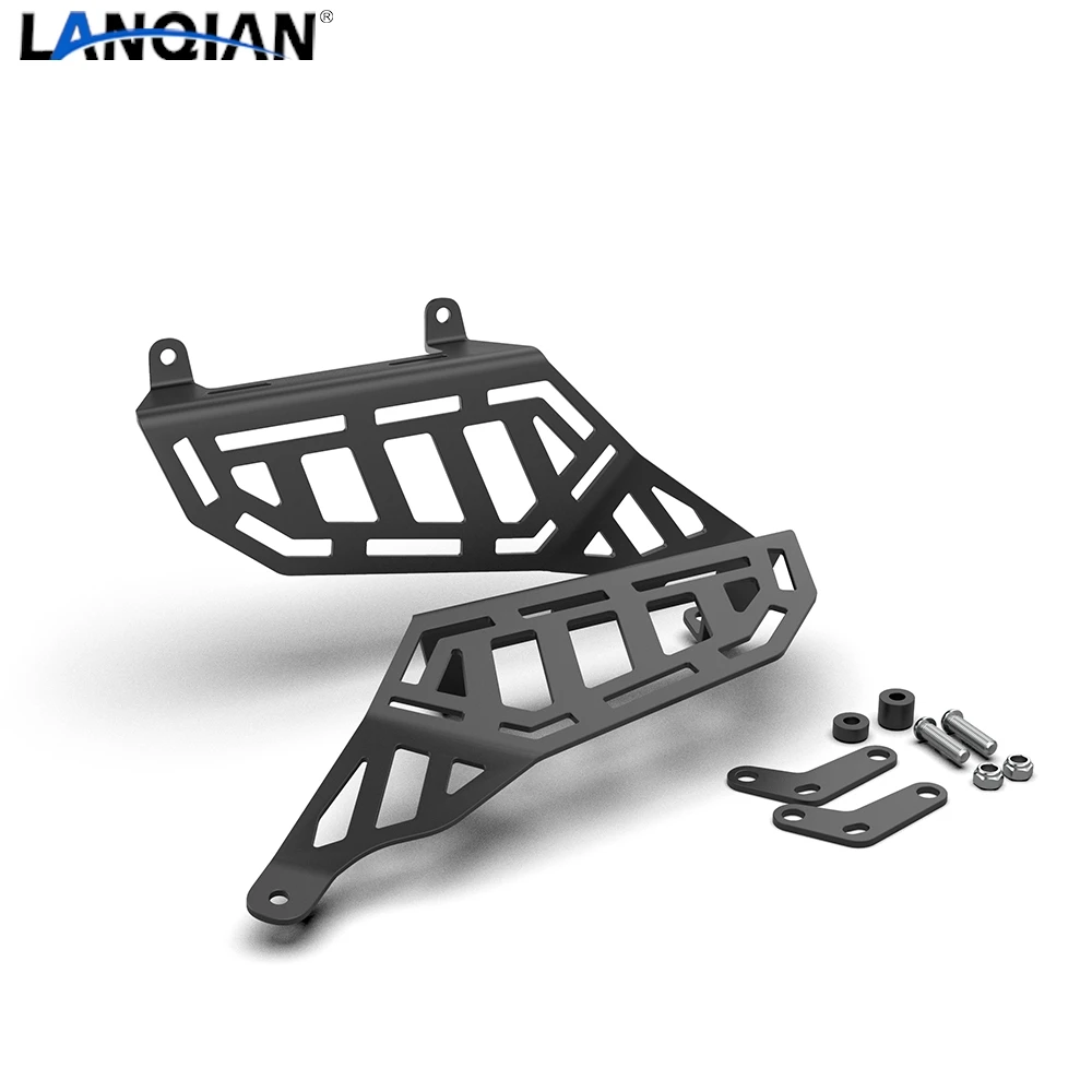 Motorcycle Side Luggage Rack Support Shelf Case Holder For Kawasaki KLR650 Traveler/ABS 2022 2023 2024 Trunk Frame Plate Bracket