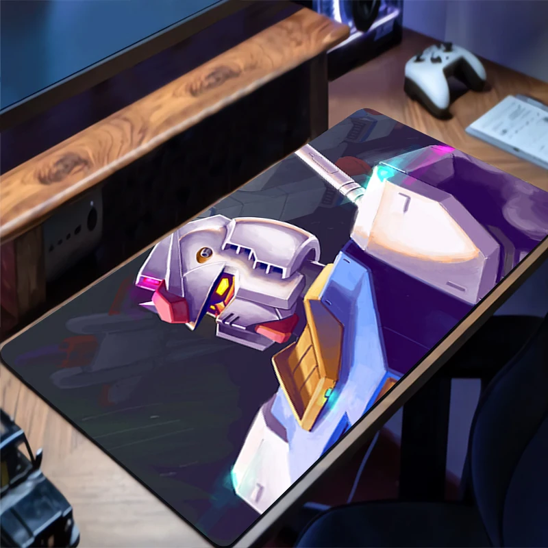 لوحة الماوس الميكانيكية المحارب RX-78-2 Gundam المطاط مكتب حصيرة HD الألعاب ماوس الوسادة لوحة المفاتيح تمديد الوسادة عدم الانزلاق مكتب ماوس حصيرة
