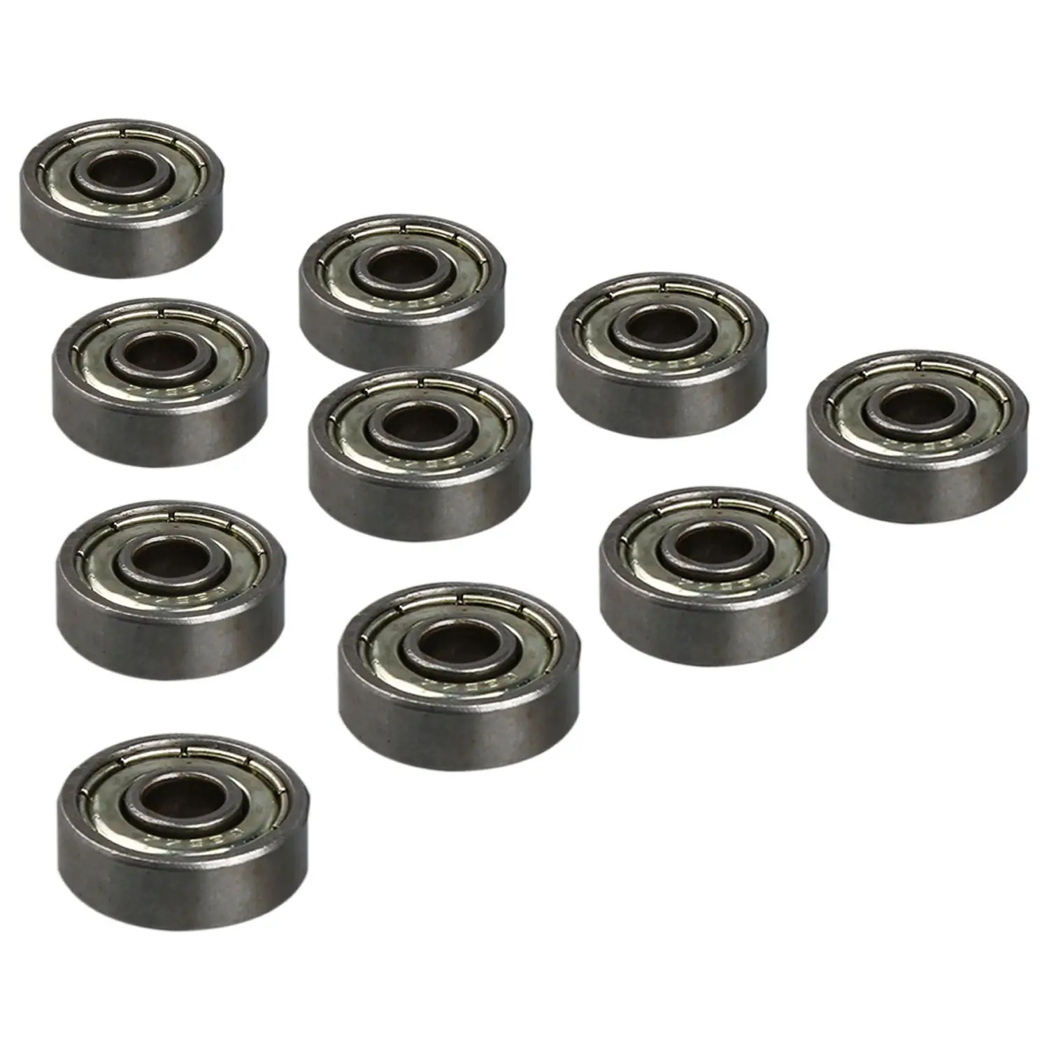 10 Pcs 625ZZ Single Row Deep Groove Radial Ball Bearing 16mm x 5mm x 5mm