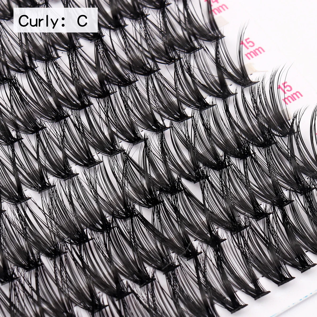 40D Clusters False Eyeashes 240pcs DIY Eyelash Extension Volume Individual Wispy Fluffy Lash Clusters Lash Extension for Makeup